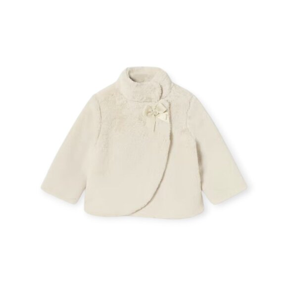 Mayoral Baby Faux Fur Coat 24M NWT Chic Warm - Picture 13 of 13